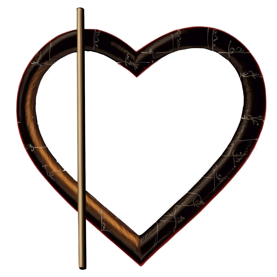 Unique Heart Drawing Png 38