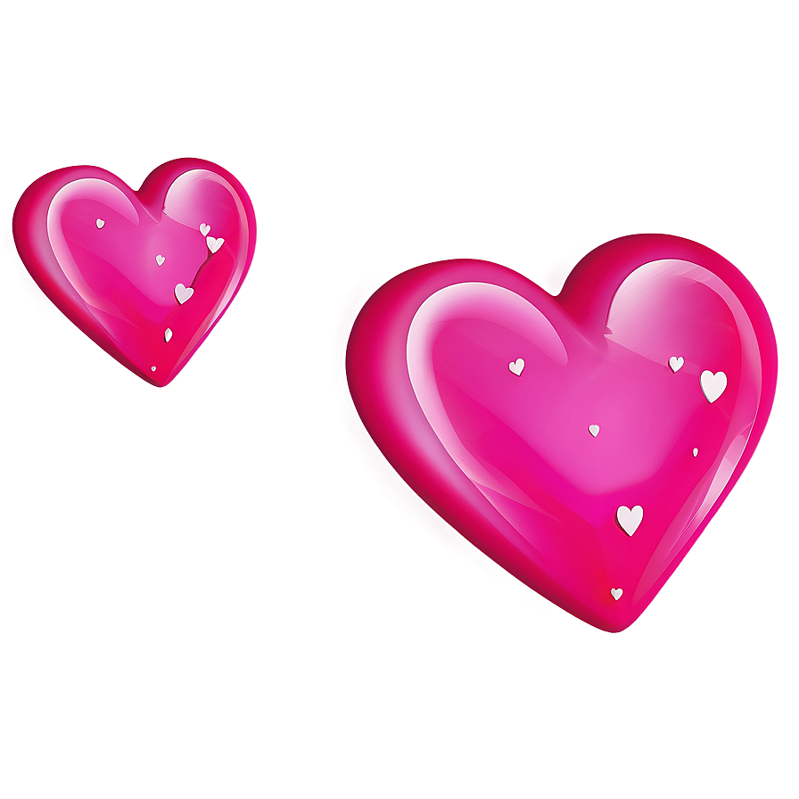 Unique Pink Hearts Png Lnn