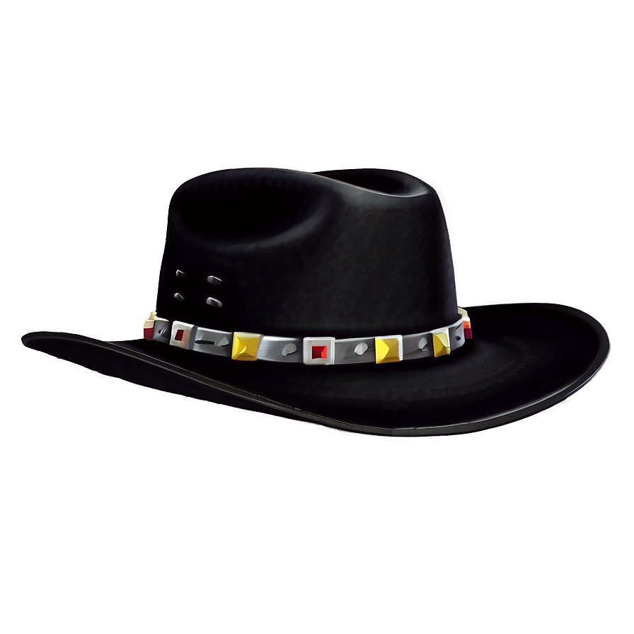 Unisex Black Cowboy Hat Png Mab4