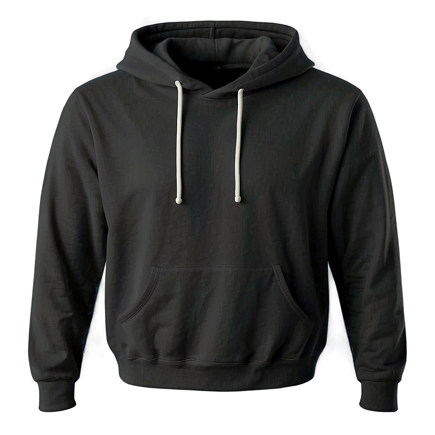 Unisex Black Hoodie Png 73