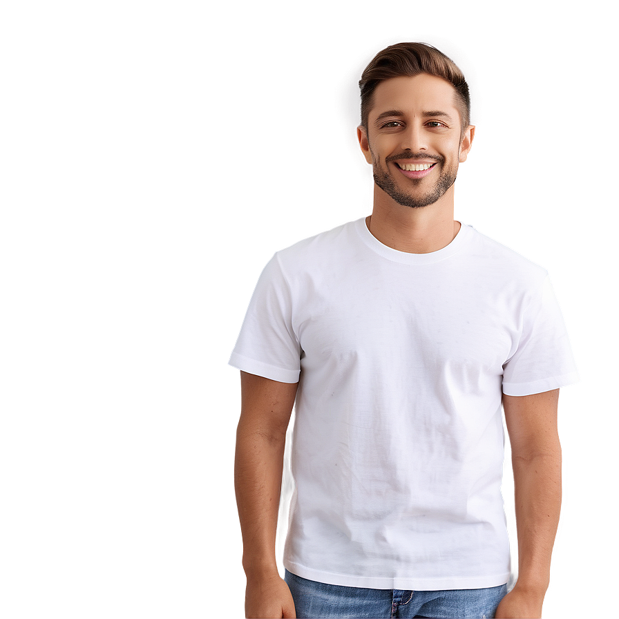 Unisex White Tee Png Gmc