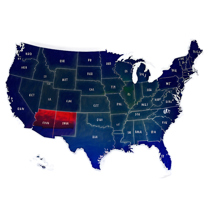 United States Map B