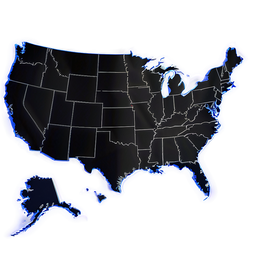 United States Map Silhouette Png Sdi4