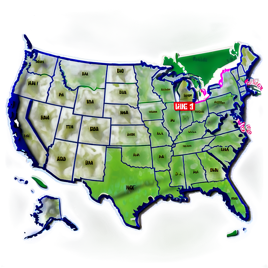 United States Map With Agricultural Zones Png 06122024