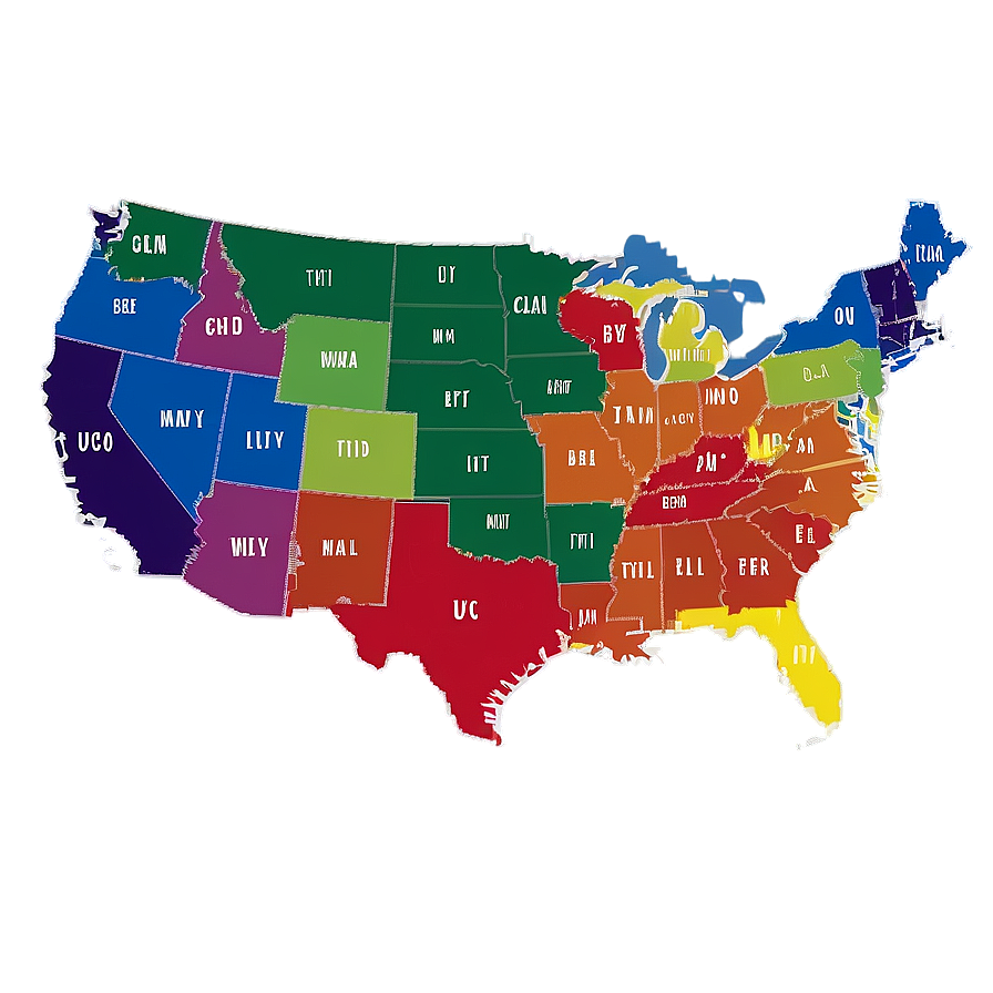 United States Map With Counties Png 06122024