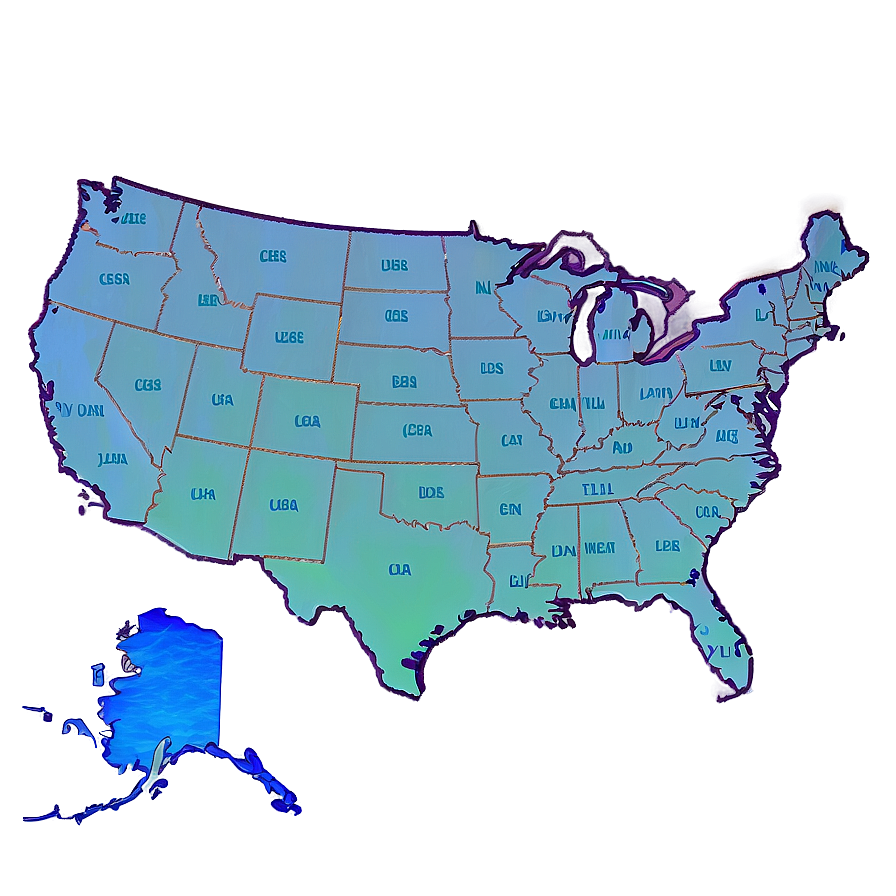 United States Map With Population Density Png Des47