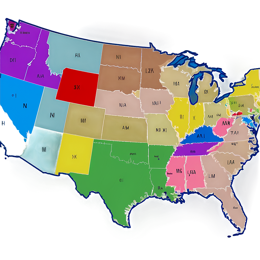 United States Map With Territories Png 06122024