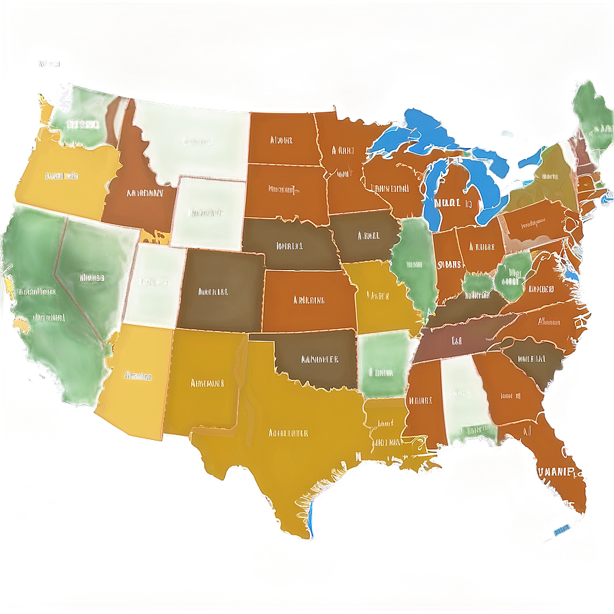 United States Map With Territories Png 6