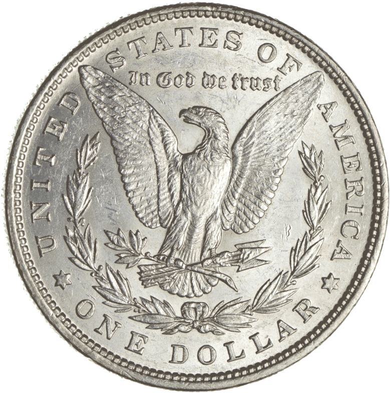 United States Silver Dollar Coin Reverse