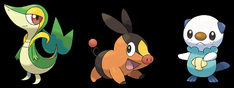 Unova Starter Pokemon