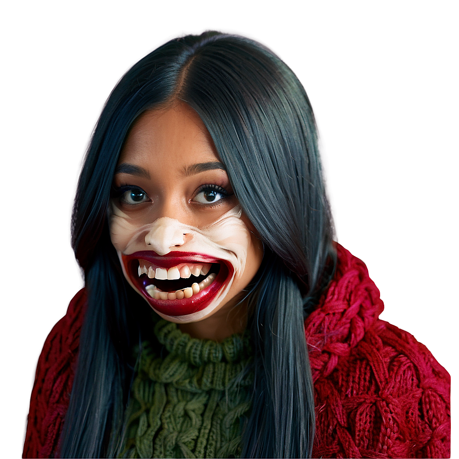 Unsettling Mouth Design Png 63