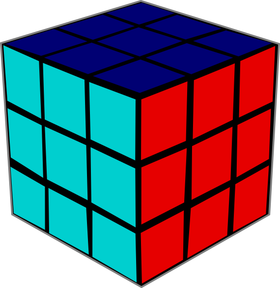 Unsolved Rubik Cube Illustration.png