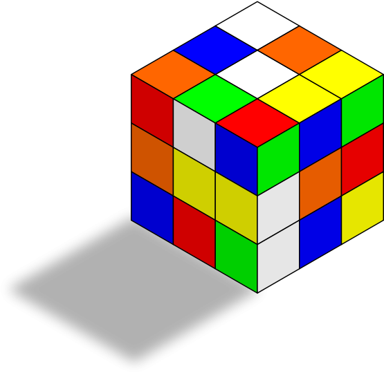 Unsolved Rubik Cube Illustration.png