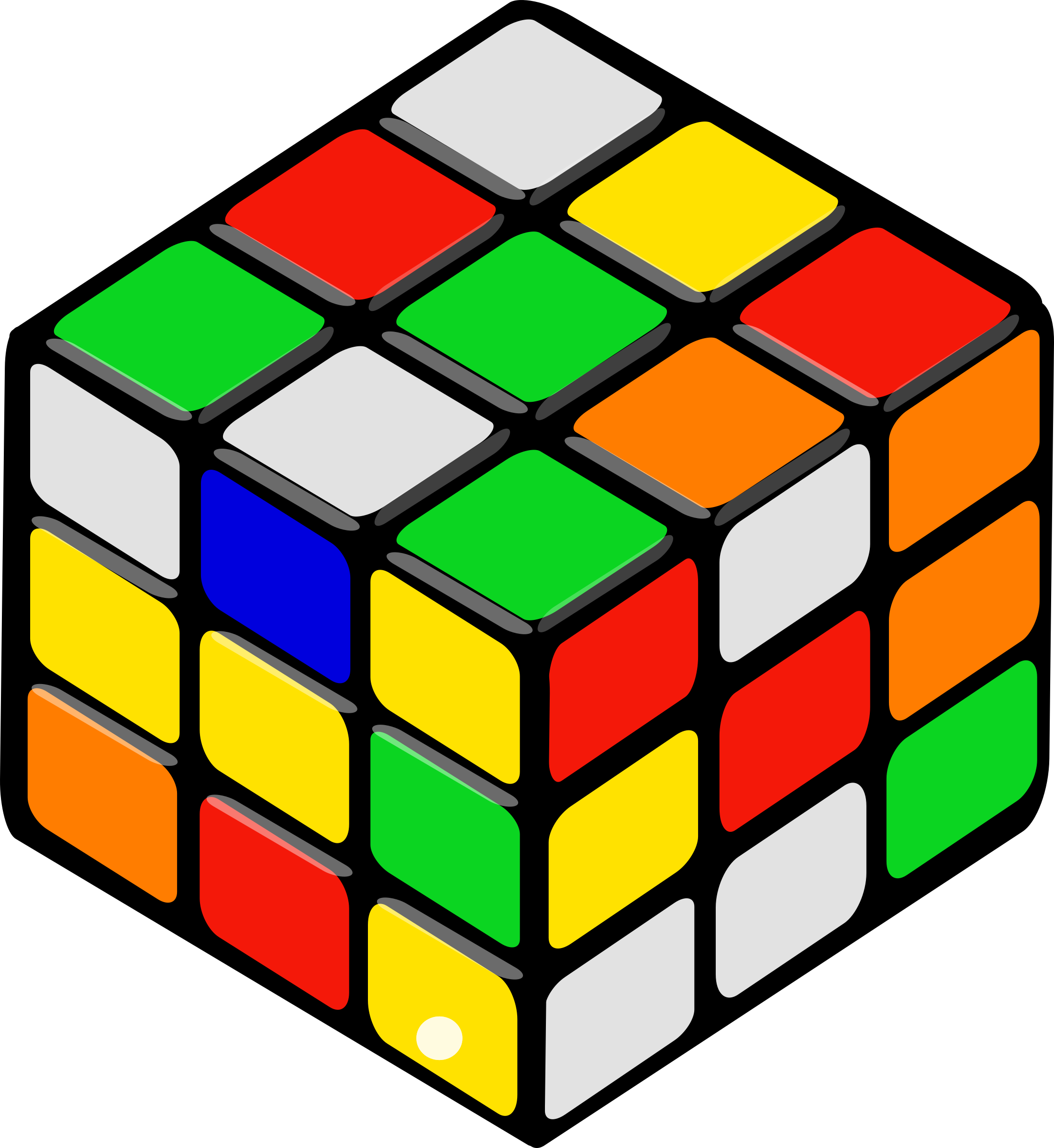 Unsolved Rubiks Cube Illustration.png