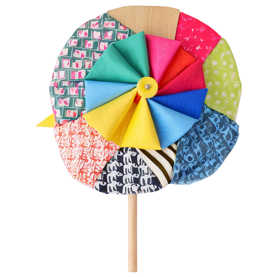 Upcycled Material Pinwheel Png 12