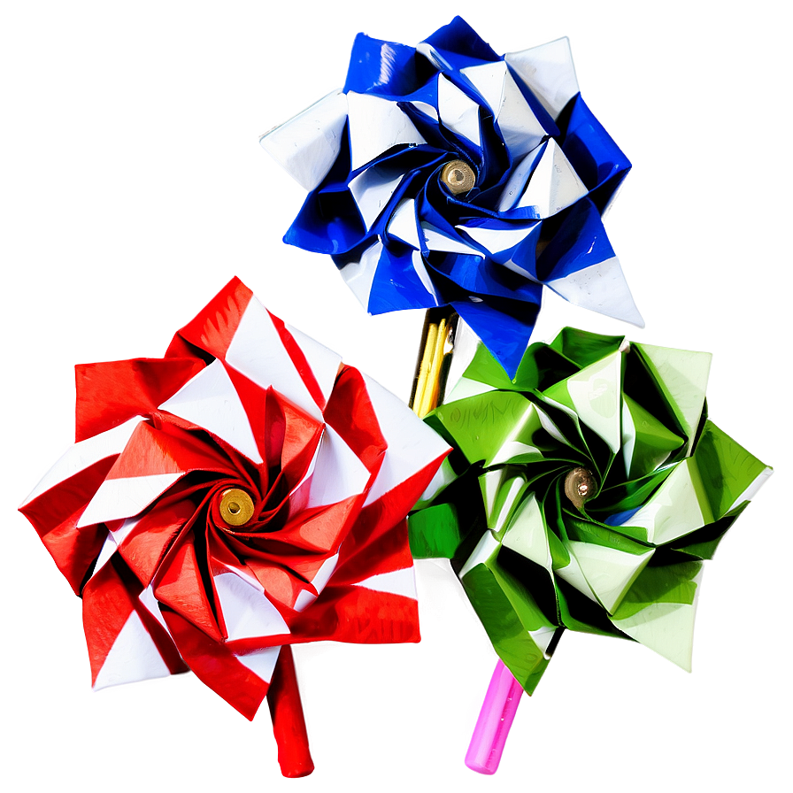 Upcycled Material Pinwheel Png 35