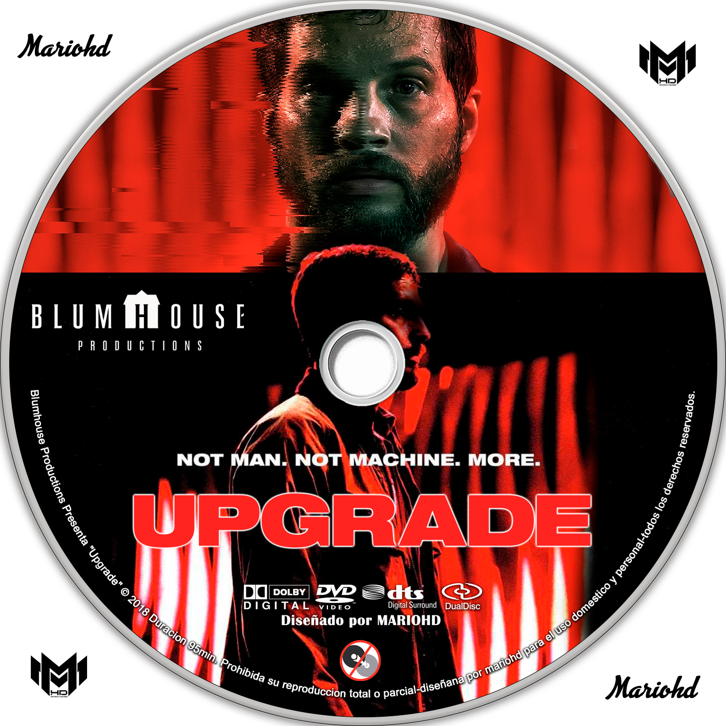 Upgrade Movie D V D Disc Design