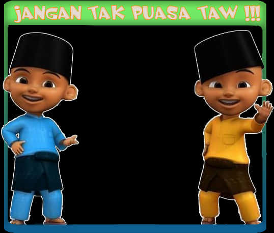 Upin Ipin Encouraging Fasting