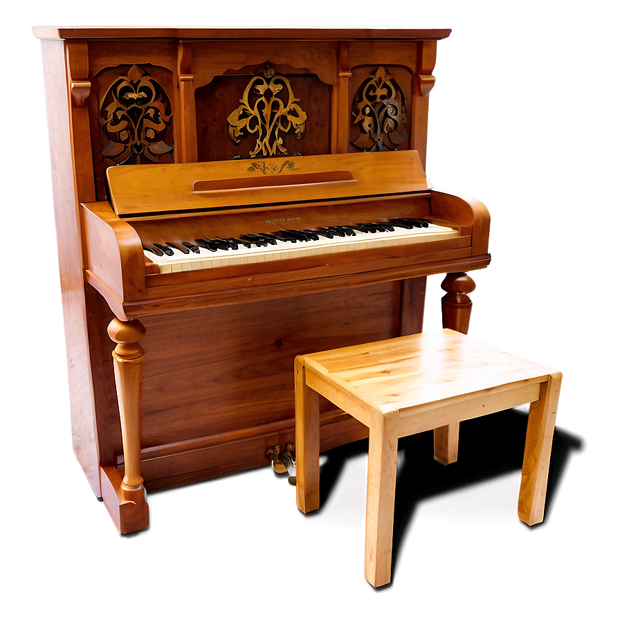 Upright Piano In A Classroom Png 06272024