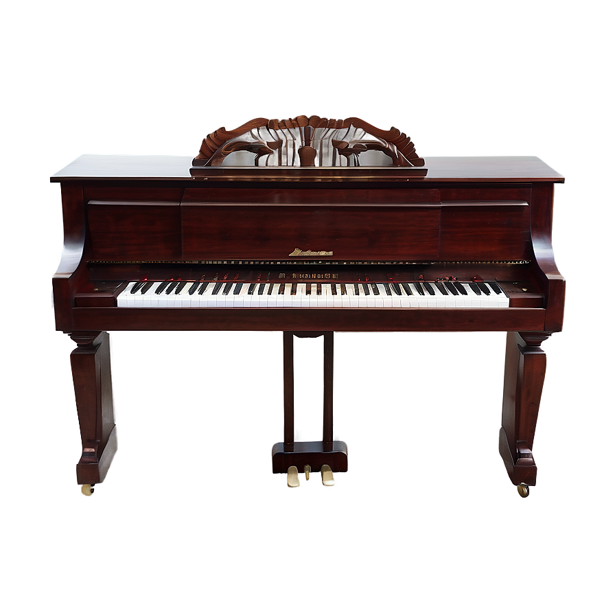 Upright Piano With Adjustable Music Desk Png 06272024