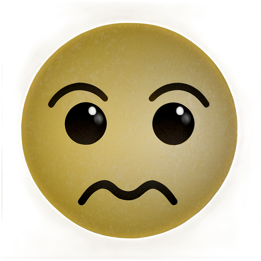 Upset Emoji Png 67