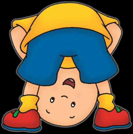 Upside Down Caillou Cartoon