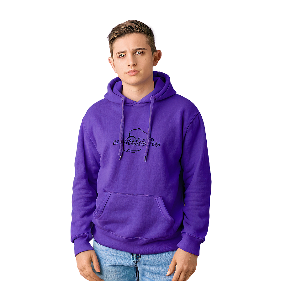 Urban Purple Hoodie Drawing Png 84