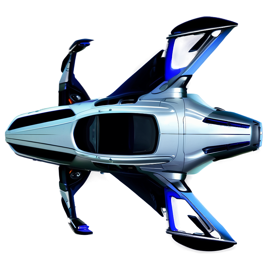 Urban Sky Flying Car Png 06202024