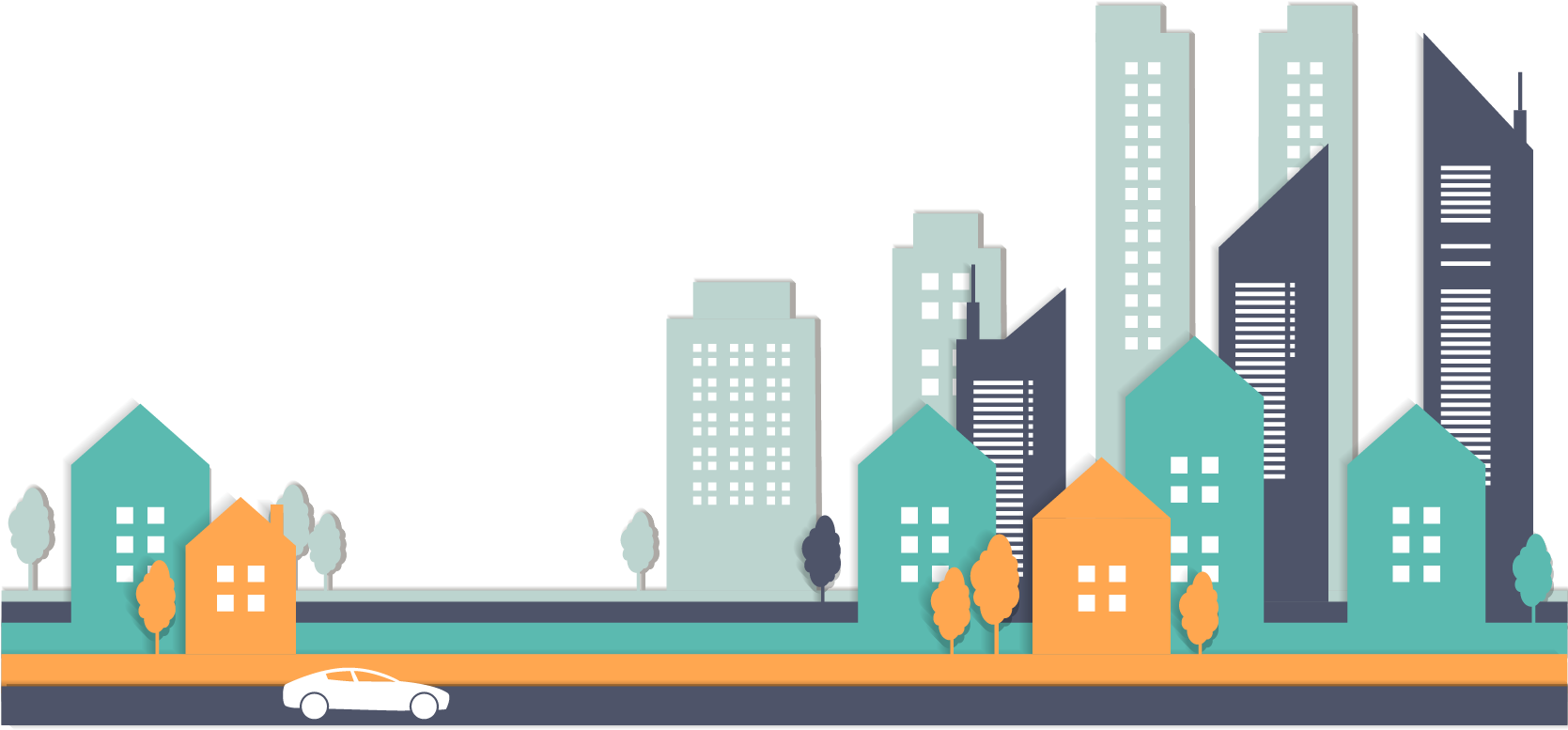 Urban Skyline Vector Illustration