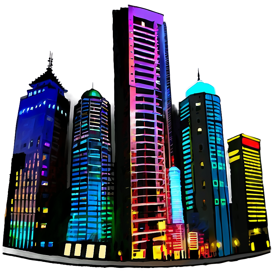 Urban Skyscraper Skyline Png 05212024