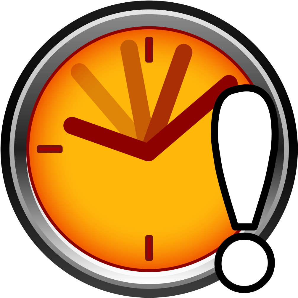 Urgent Time Concept Clock Icon