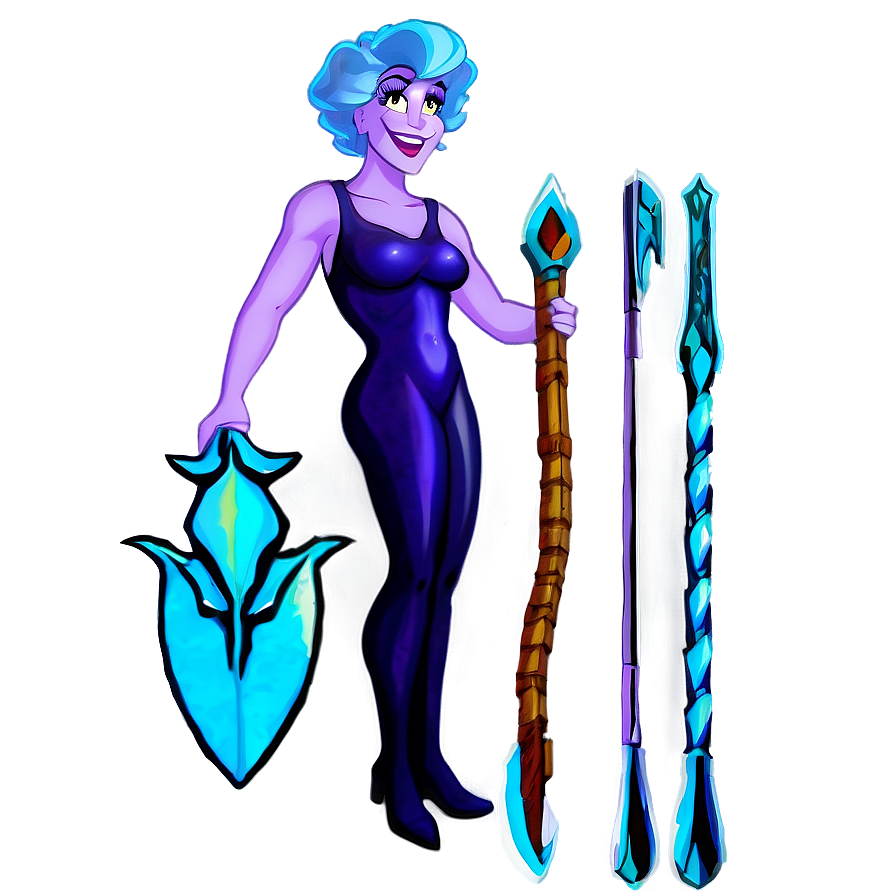 Ursula With Trident Png Uud