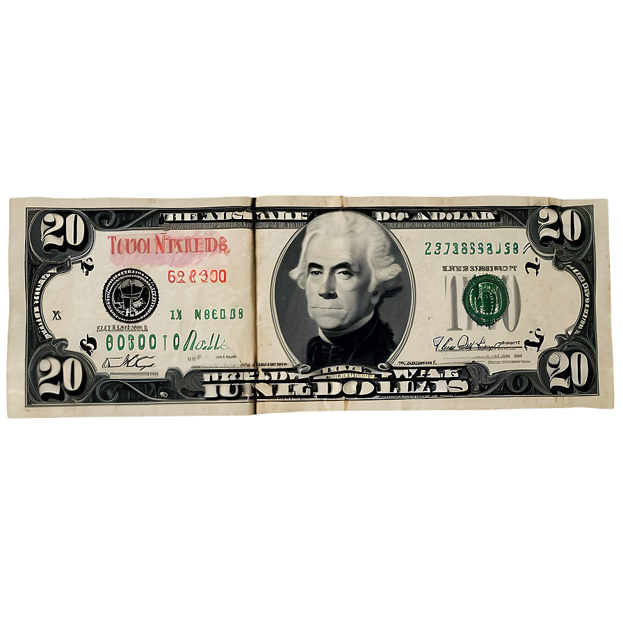 Us 20 Dollar Bill Backside Png 06132024