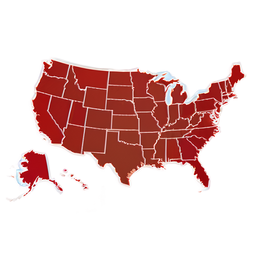 Us Map Outline For Creative Projects Png Hqa44