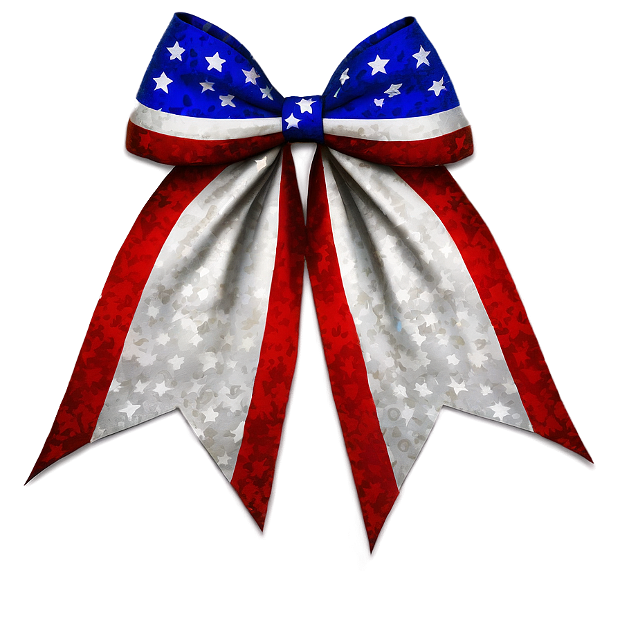 Usa Flag Cheer Bow Png 06212024