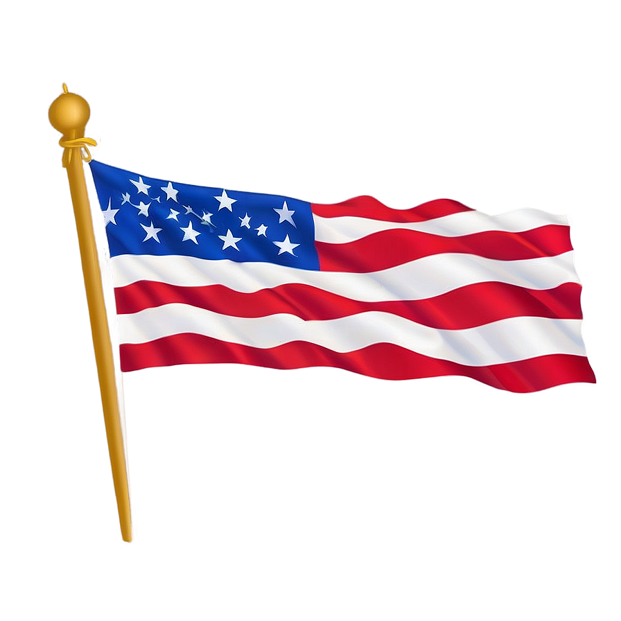 Usa Flag In Square Png 05242024