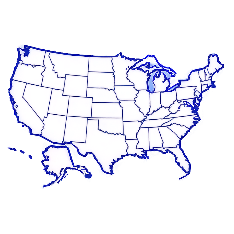 Usa Map For Coloring Png 05252024