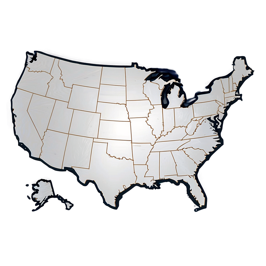 Usa Map Outline Png Jvr