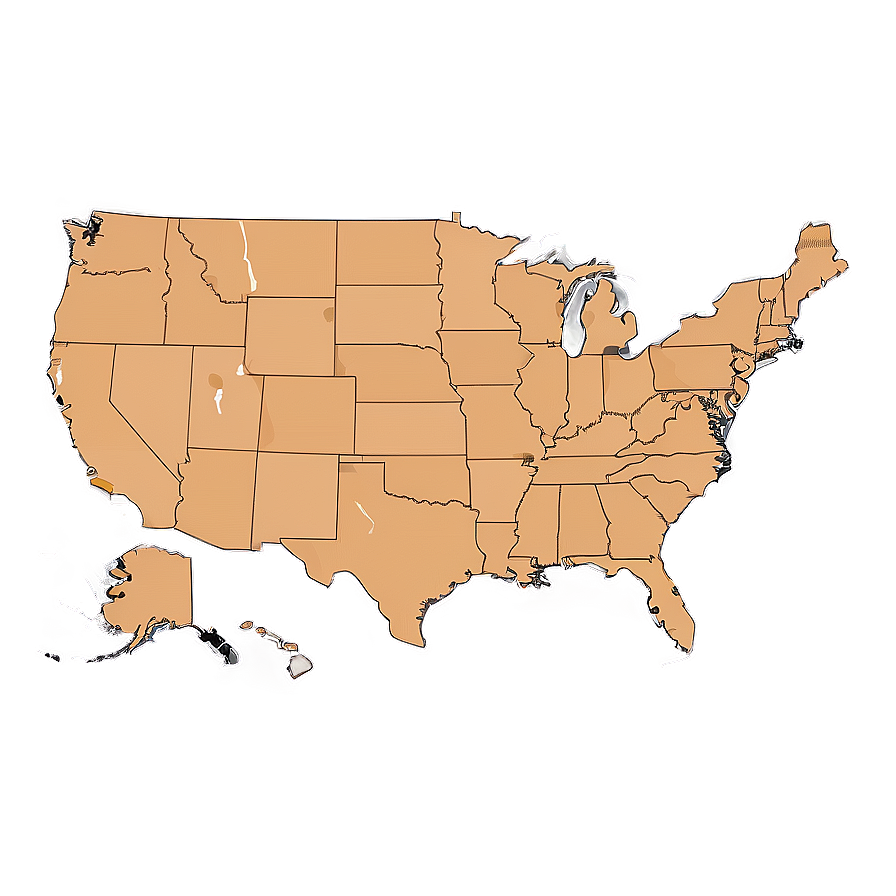 Usa Map Outline Png Xli4