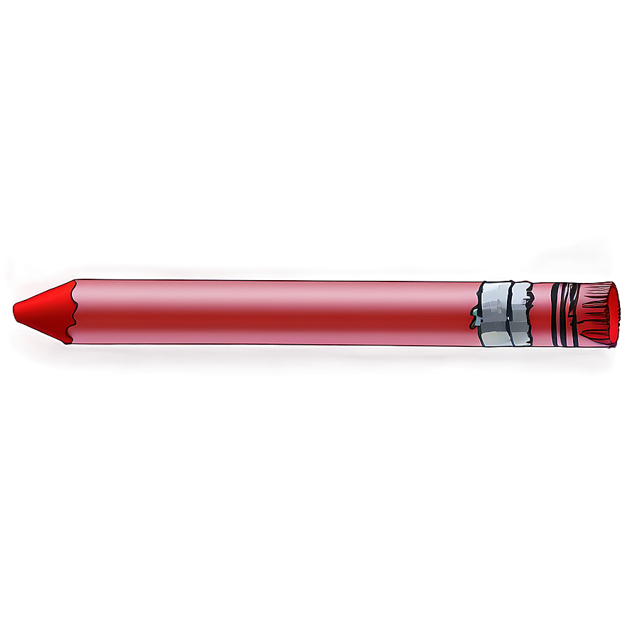 Used Red Crayon Look Png Jsp48