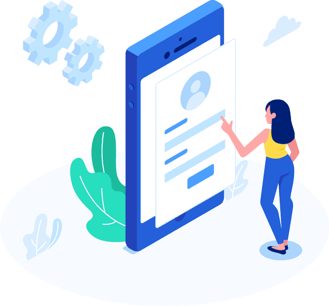 User Profile Login Illustration