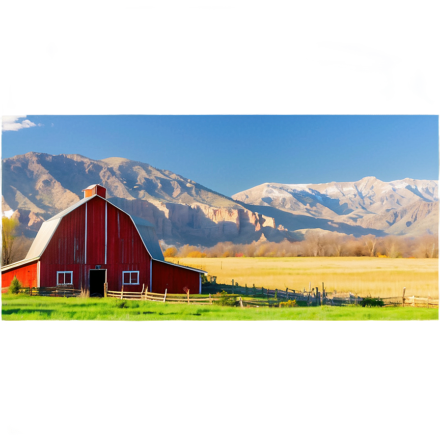 Utah Farm Landscape Png Lis24