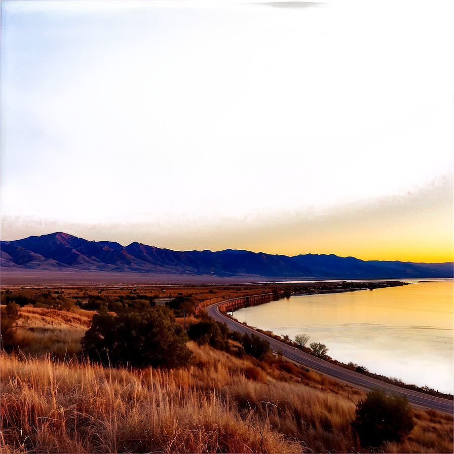 Utah Lake State Park Sunset Png 06292024