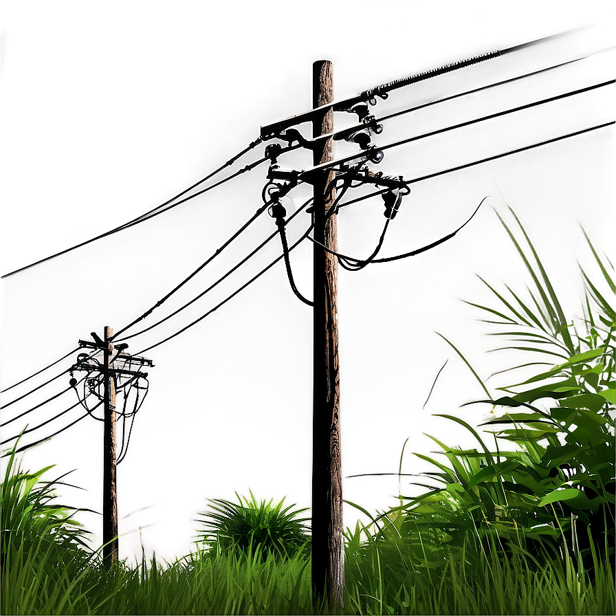 Utility Pole In Landscape Png Ccc