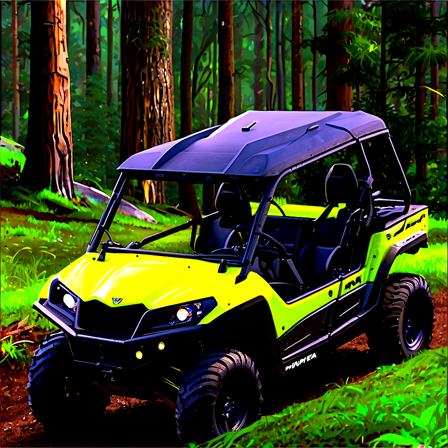 Utv In Forest Png Moi