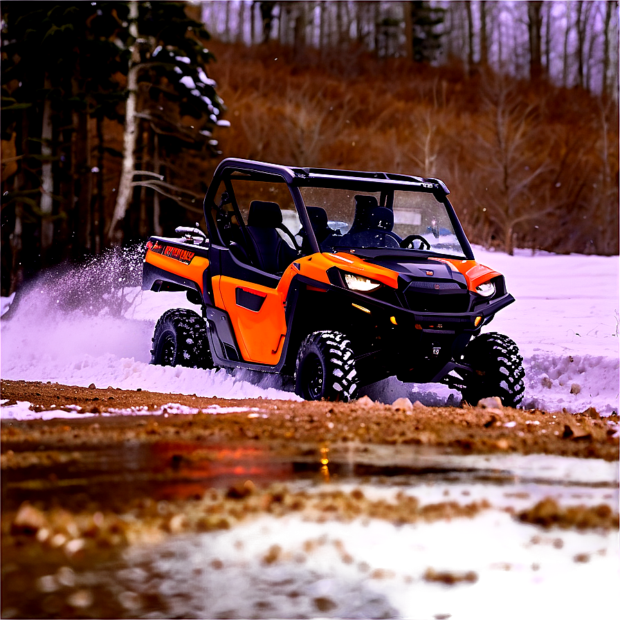 Utv Snow Plowing Png Cic