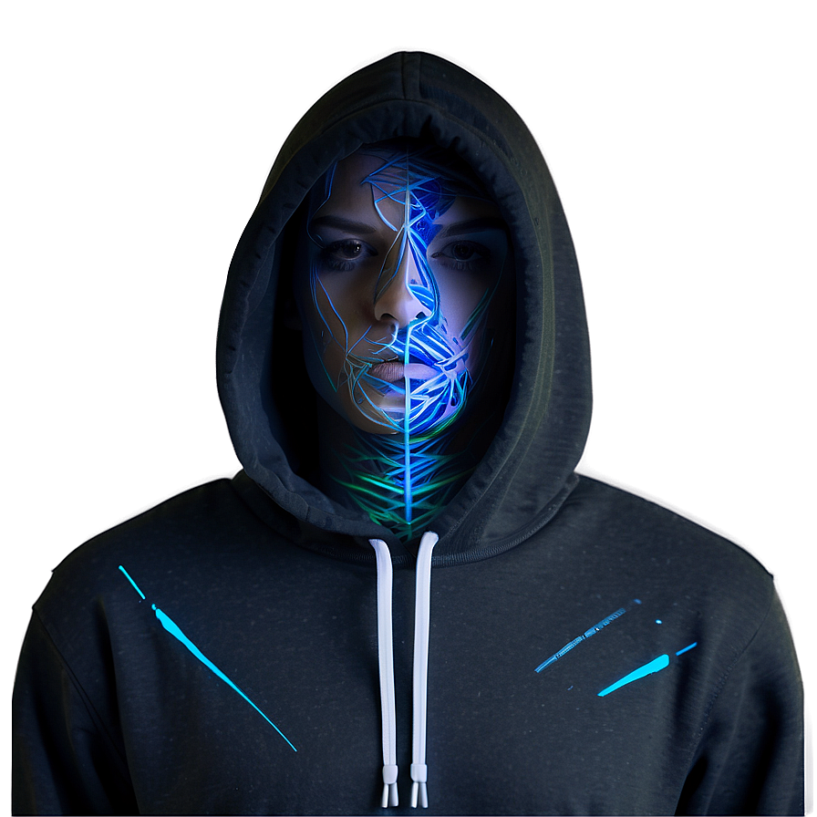 Uv Reactive Hoodie Strings Png Qkq