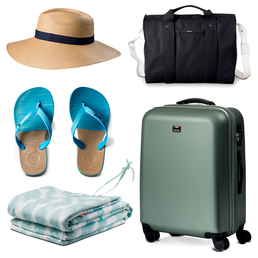 Vacation Packing Essentials Png 06112024