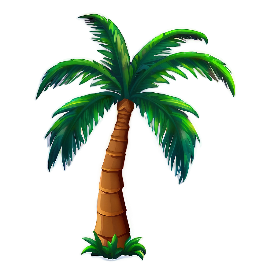 Vacation Palm Tree Emoji Png 06272024