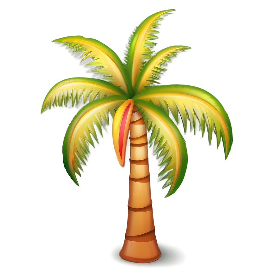 Vacation Palm Tree Emoji Png Lvu37